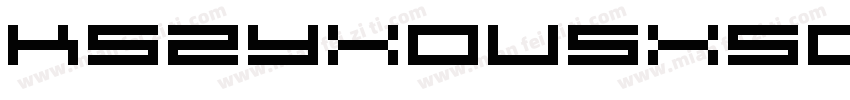 KSZYXOUSXS0 31 00字体转换